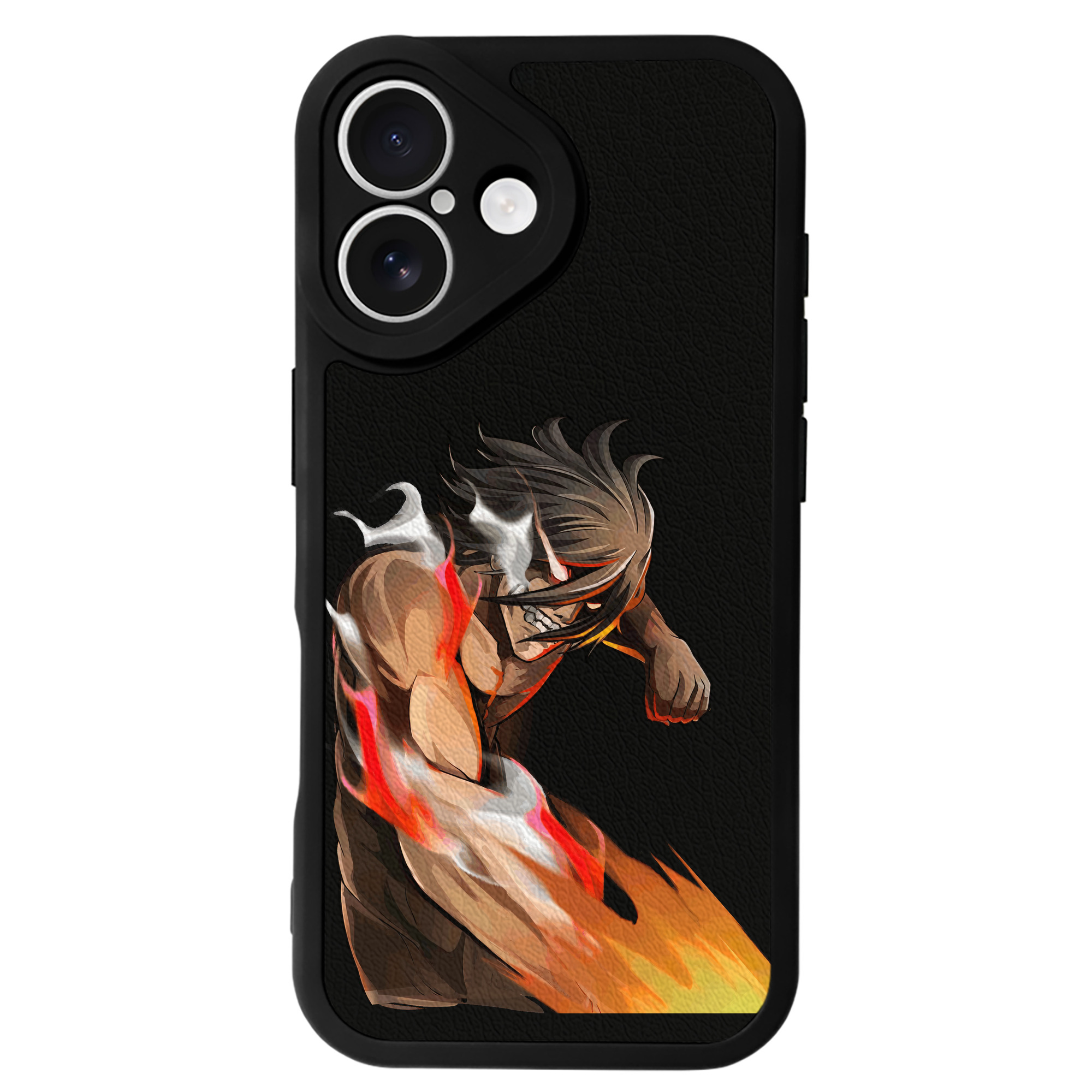 （画像用） 進撃の巨人 Attack on Titan 【iPhone 16シリーズ対応】シリコンスマホケース（レザー調） 材質：シリコン